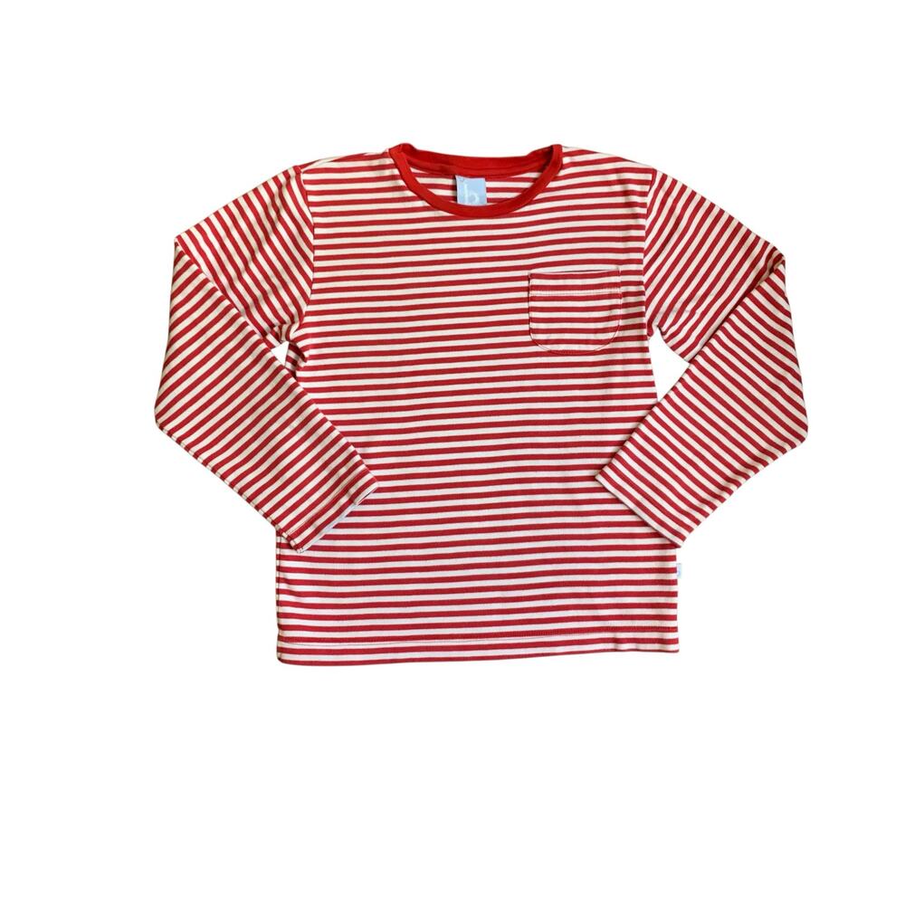 Bella Bliss Pima Striped Pocket Shirt
